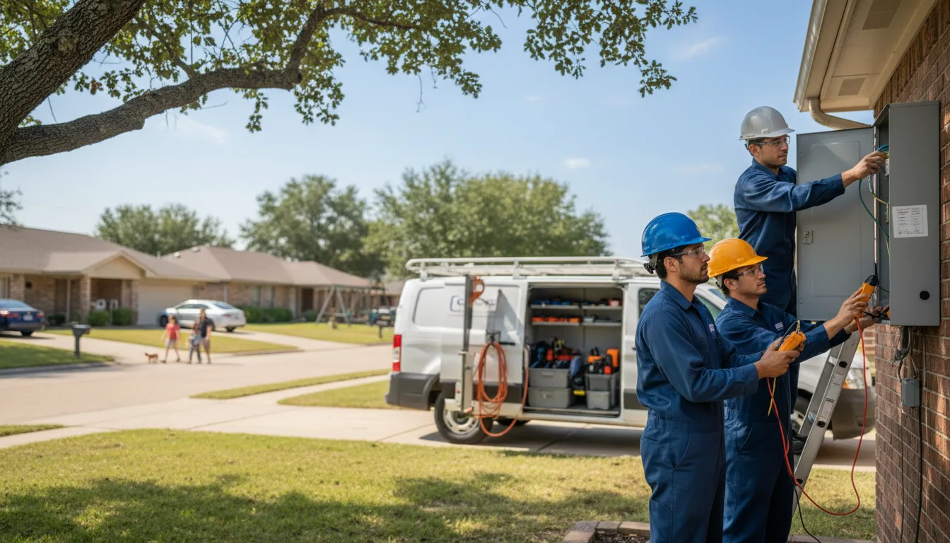 Certified electrician providing emergency electrical services in Ivesdale, IL